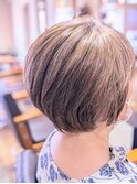 白髪ぼかし ウィービング + 根元 トーンアップ