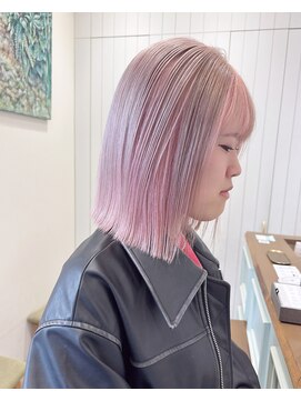 モリオフロムロンドン 大宮店(morio from London) 【坪井】ミルクティー ×ピンク