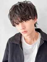 束感大人好感度◎無造作フェザーショートニュアンスパーマ