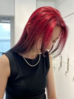 ロンドアンメゾン 原宿(Lond un Maison.)&nbsp;ブリーチホワイトグレージュダブルカラーレイヤー韓国顔周り原宿