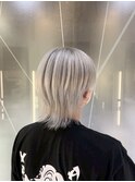 ハイトーンウルフダブルカラー