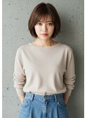 #磐田　大人ショートボブ！