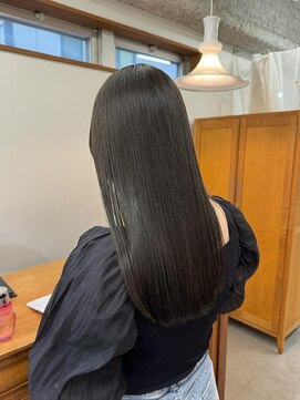 ニール 名古屋 伏見 丸の内(NEELU) 【NEELU_take】髪質改善ストレート×オリーブグレージュ