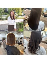 #髪質改善メモリーケアカラー＃大人可愛いスタイルが得意♪ 店長:sayumi