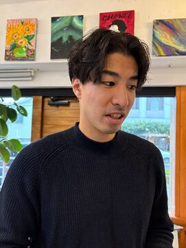 ツネ ヘアアンドヘッドスパ(TsuNE hair&head spa) スパイラルパーマ/センターパート