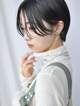 トリッカ 銀座(tricca) シースルーショート/ショートボブ/黒髪ショート