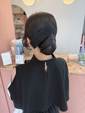 タイトアレンジ/シニヨンアレンジ/ヘアセット