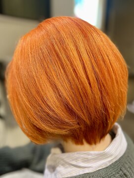 ヘアーサロンエー 美容師研究所(Hair Salon A 美容師研究所) オレンジカラー