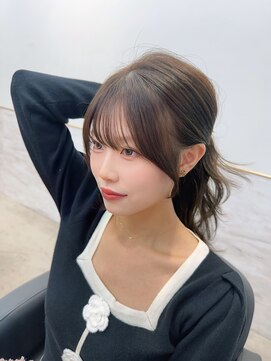 クム(kumu) 【kumu】似合わせレイヤー /グレージュ/ アイドル前髪/栄/名古屋