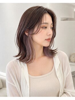 ハピア(HAPPIA)の写真/夏前に人気◎透明感カラーで軽やかな印象に