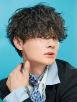 リップスヘアー 渋谷 annex(LIPPS hair)&nbsp;ラフシャドウパーマミディアムマッシュ