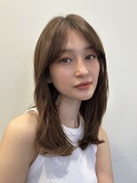 ABBEY 福岡天神 【8月8日NEW OPEN(予定)】&nbsp;ミディアムヘアレイヤーカット前髪カット髪質改善トリートメント