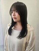 リサプラン(RISA plan)&nbsp;前髪カット 顔周りレイヤー ストレート 髪質改善 透明感カラ