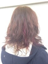 フェリシータ 緑地公園店(felicita)&nbsp;無造作ルーズエアリーカール★ピンクグラーデーション