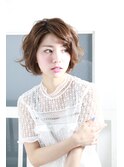 無造作パーマでラフスタイリング大人ナチュラルウェーブ