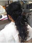 結婚式ヘアセット