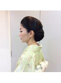 和装シニヨン