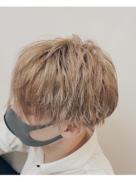 ヒロギンザ 御茶ノ水店(HIRO GINZA) クリーミーベージュ×マッシュ