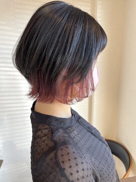 美容室 ルアル 市原市八幡宿店(Luar) 黒×ピンクツートンカラー!