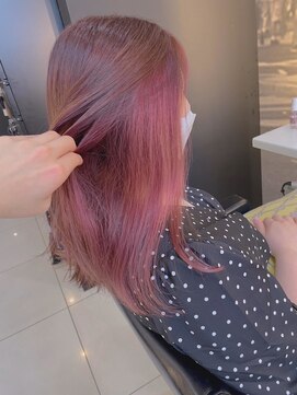 ソーホーニューヨーク 函館店(SOHOnewyork) ベリーピンク/20代/30代/ブリーチカラー/函館/五稜郭