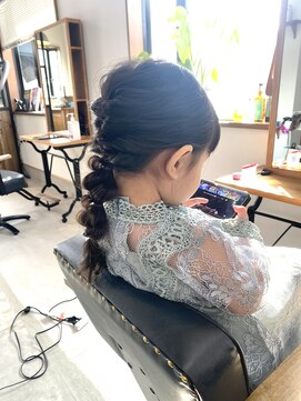 ヴィアルス 美園店(VIARS) ヘアアレンジ/編みおろしヘア/ジュニアセット