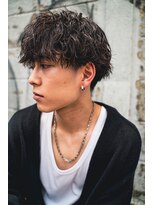 オムデュー(HOMME DEUX) 波巻きパーマ