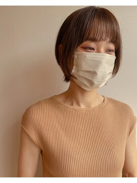 ツイギー 宮西店(TWiGGY) ミニボブに顔まわりレイヤー