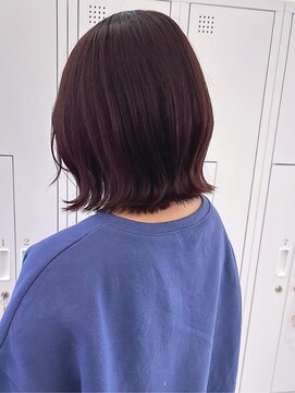 ミミヘアーガーデン(mimi hair garden) 透明感カラー/ダークレッド