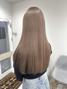 イト(ito.) ミルクティーベージュロング_レイヤーロング