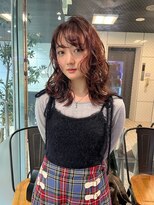 ヘアーアンドメイク ビス(HAIR&MAKE bis) ブリーチなしアプリコットベージュ☆【多田華歌】