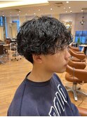 ツイスパ ツイストパーマ スパイラルパーマ マッシュショート