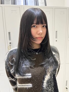 ジーナ 北千住ミルディス通り(Zina) 顔まわりレイヤー＊ウルフロング【Zina北千住ミルディス通り】