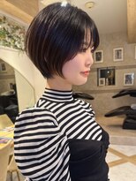 ロンド ストラーダ 心斎橋(Lond strada)&nbsp;ショート×ハイライト白髪ぼかし×シアーカラー[心斎橋]