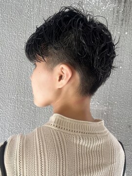 ラウンジ モリオ イケブクロ(Lounge MORIO Ikebukuro) ◎メンズライクな刈り上げマッシュショートパーマ◎