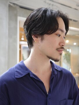 サンアタゴノット(san.atagonot) 似合わせセンターパート/メンズカット