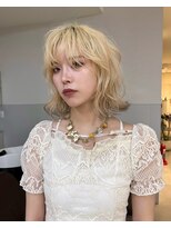 スタニング 渋谷(STUNNING.) レイヤー/ボブ/ケアブリーチ/ダブルカラー/ハイトーン【修】