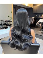 ブレンド 渋谷(BLend)&nbsp;縮毛矯正.レイヤーカット.ブルーブラック.髪質改善. ヘアカラー