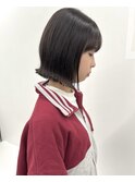 【kaN.】外ハネボブ×ダークブラウンカラー×髪質改善