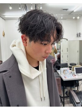 アオ(ao.) ひし形メンズ刈り上げマッシュ