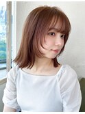 【OPEN】小顔前髪あり後れ毛サイドバングメルティカラー