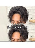 ルーズパーマ、波巻きスパイラル