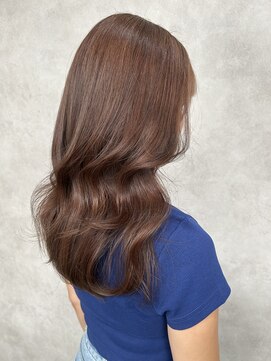 ルノン(LUNON) 暗めカラーグランマッシュデザインカラーフェイスフレーミング