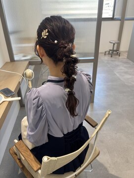 モリオフロムロンドン 大宮店(morio from London) 【大宮】結婚式×編みおろしポニー
