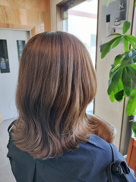 ヘアーサロン ワタナベ(hair salon WATANABE) くびれミディアム