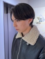 ノラ ギンザ(NORA GINZA) 縮毛矯正ニュアンスパーマセンターパートコンマヘア髪質改善黒髪