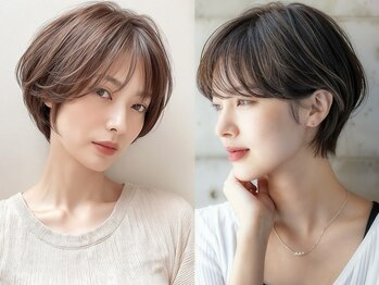 メロ 恵比寿(melo)の写真/【360度美シルエット】骨格補正ショートボブ×髪質改善。大人女性の魅力を引き出す、洗練されたデザイン