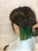 インナーカラー/ボブ