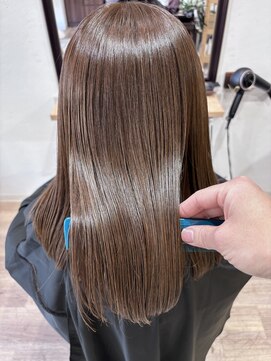 エスト 幕張本郷(est.) 大人かわいい小顔黒髪ココアベージュオリーブグレークラゲヘアー