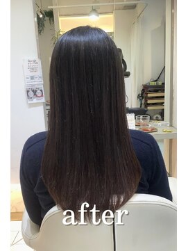 【髪質改善ストレート】美髪トリートメント＋カット＋縮毛矯正