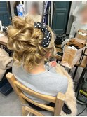 カチューシャ×おだんごアレンジ